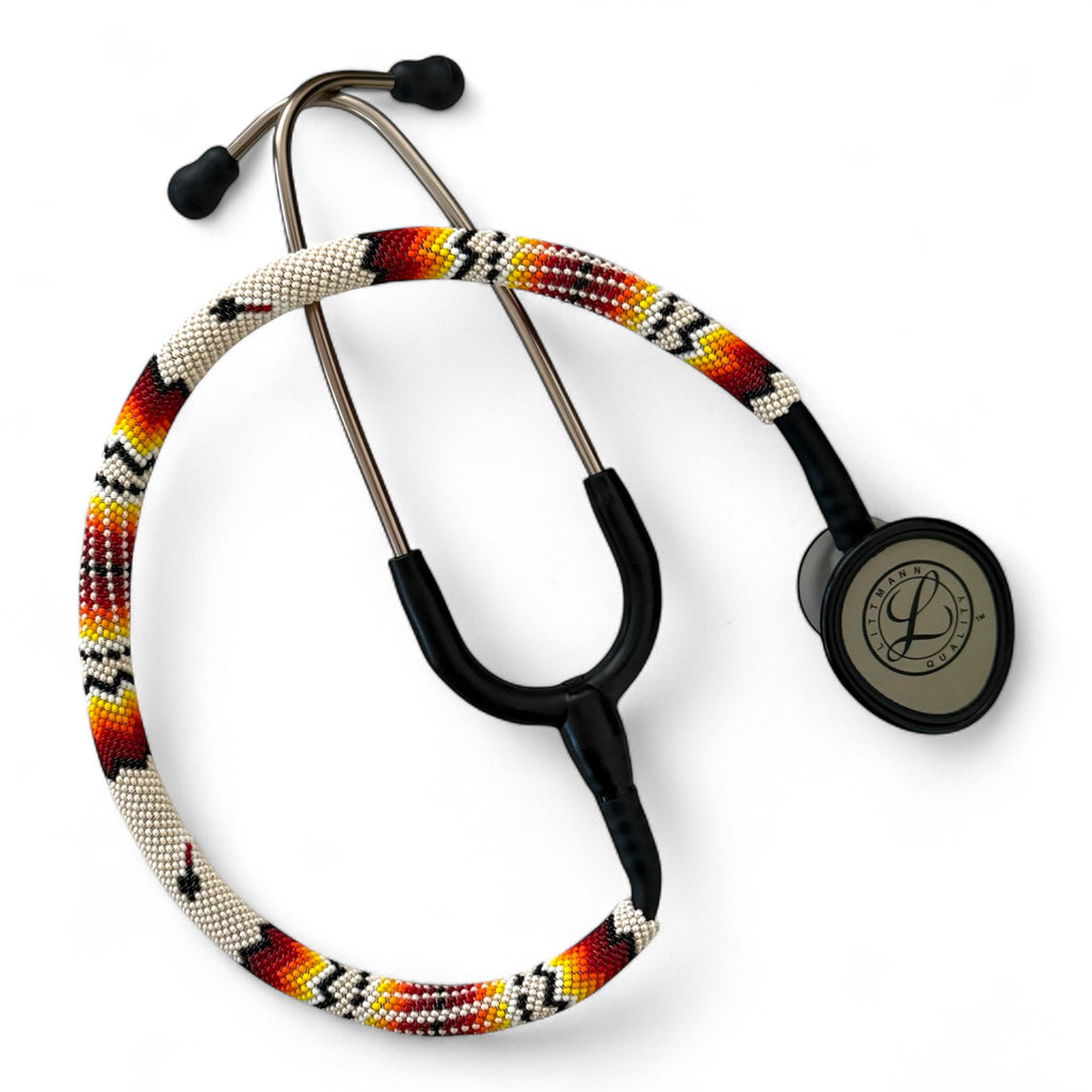Beaded Stethoscope Littmann LW Cream