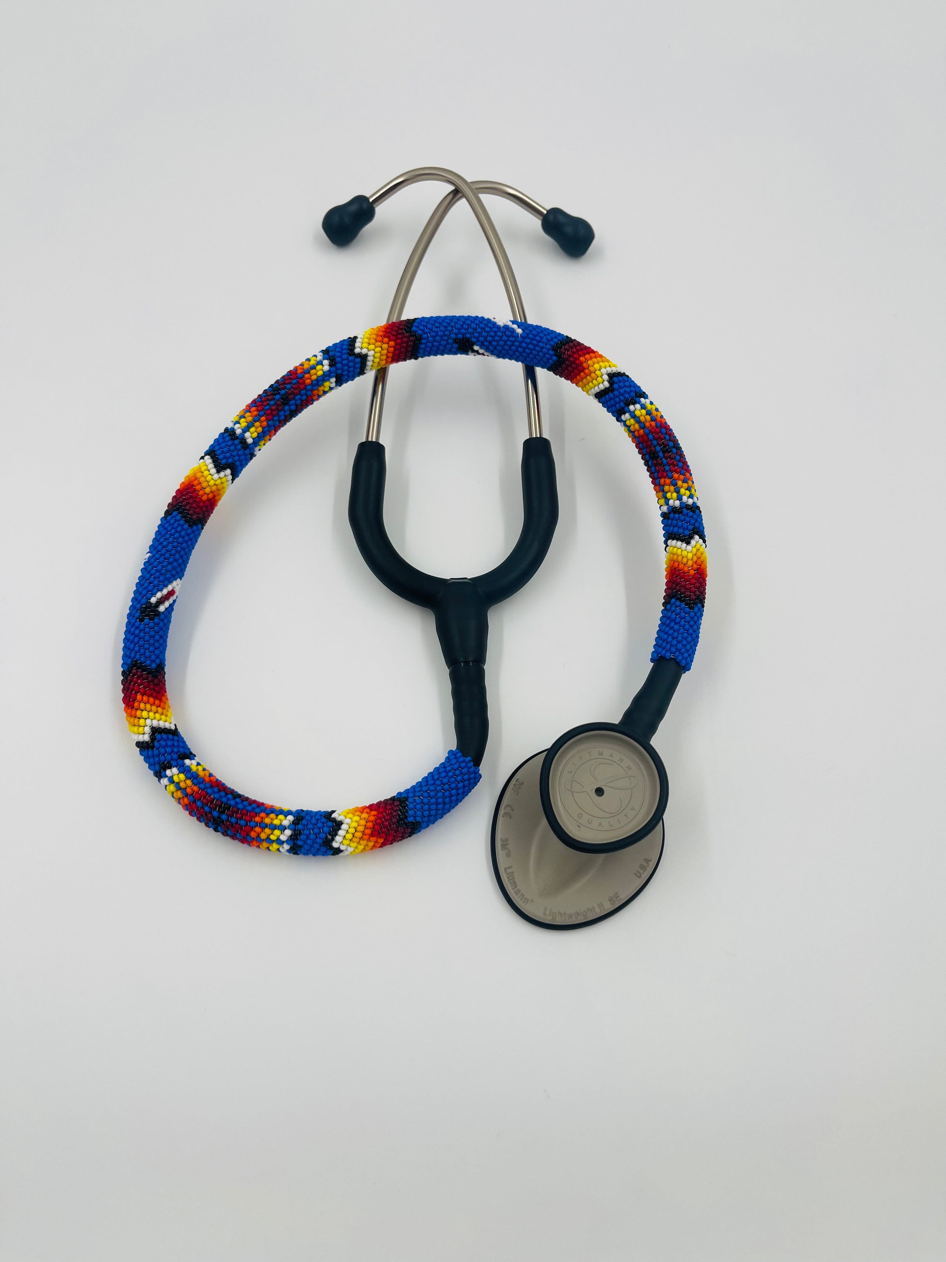 Beaded Stethoscope Littmann LW Blue