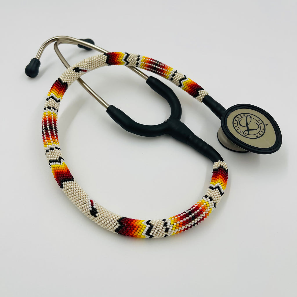 Beaded Stethoscope Littmann LW Cream