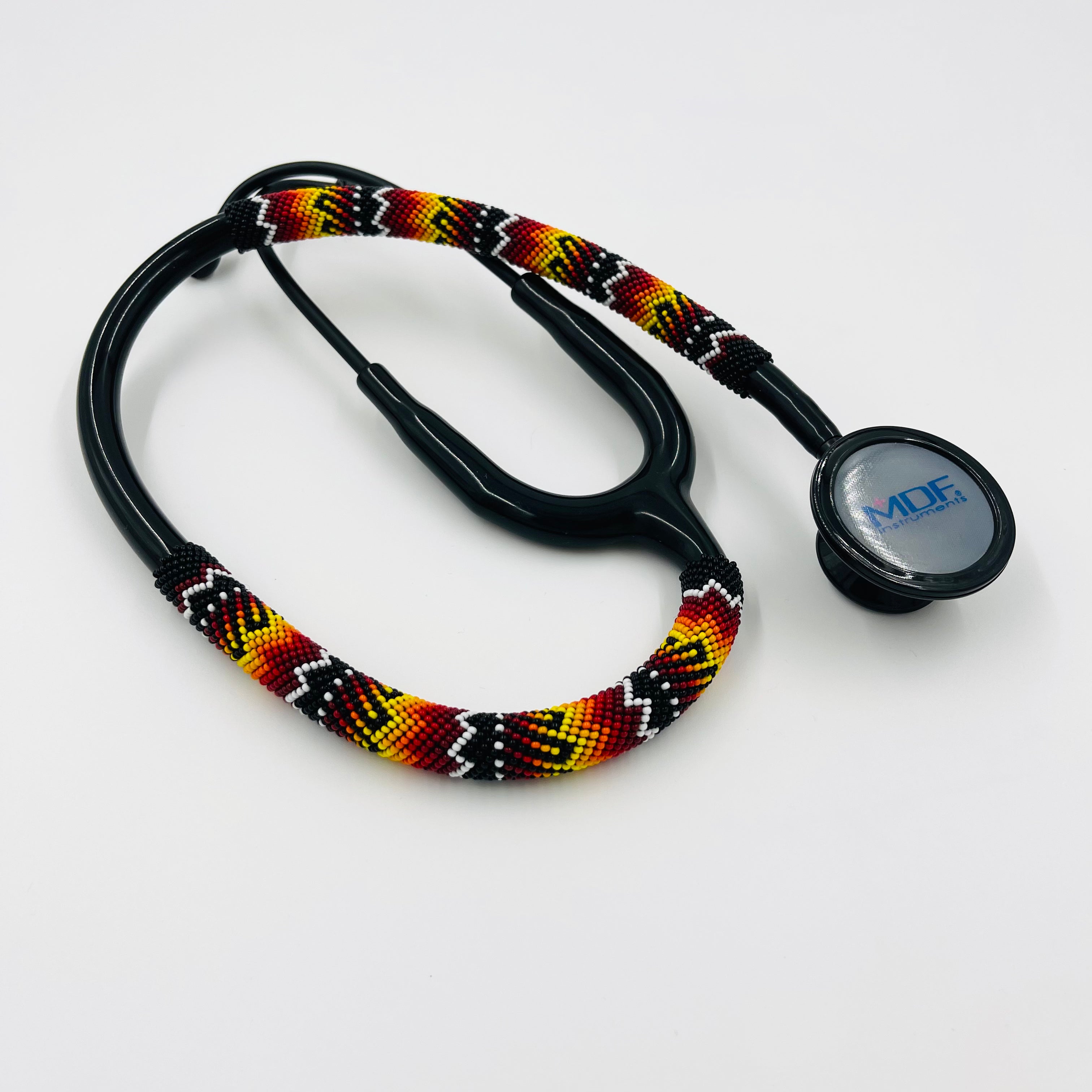 Beaded Stethoscope MDF Black