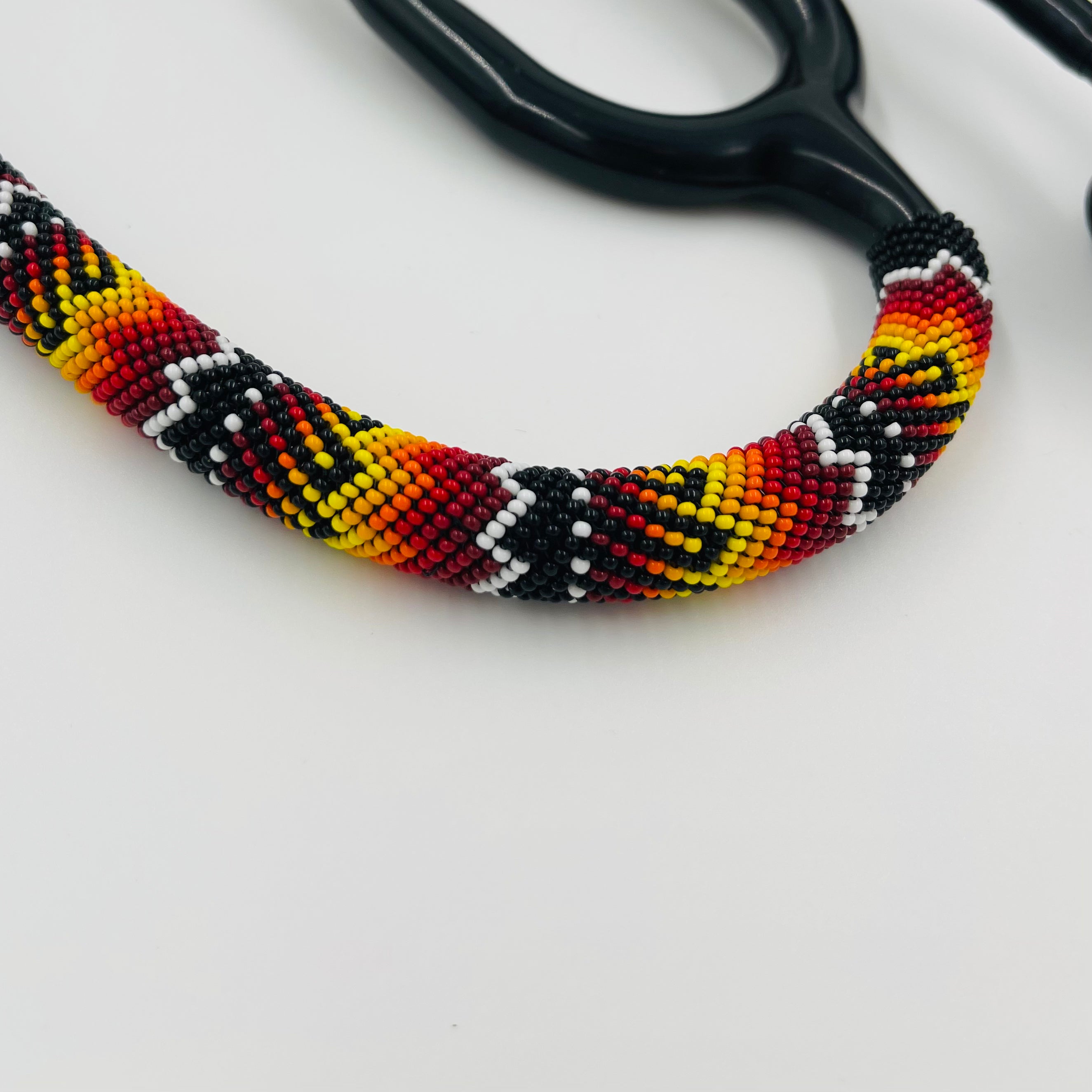 Beaded Stethoscope MDF Black