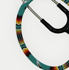 Beaded Stethoscope Littmann Classic III Turq