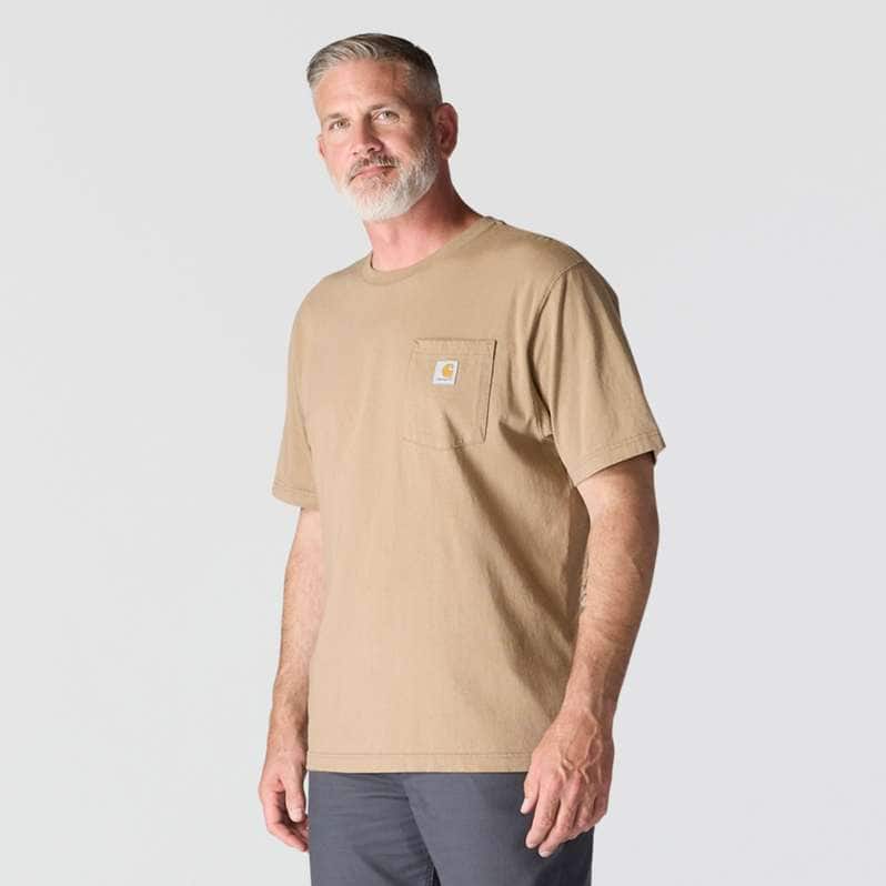 Carhartt K87 Workwear Pocket T-Shirt - Desert