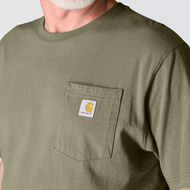 Carhartt K87 Workwear Pocket T-Shirt - Dusty Olive