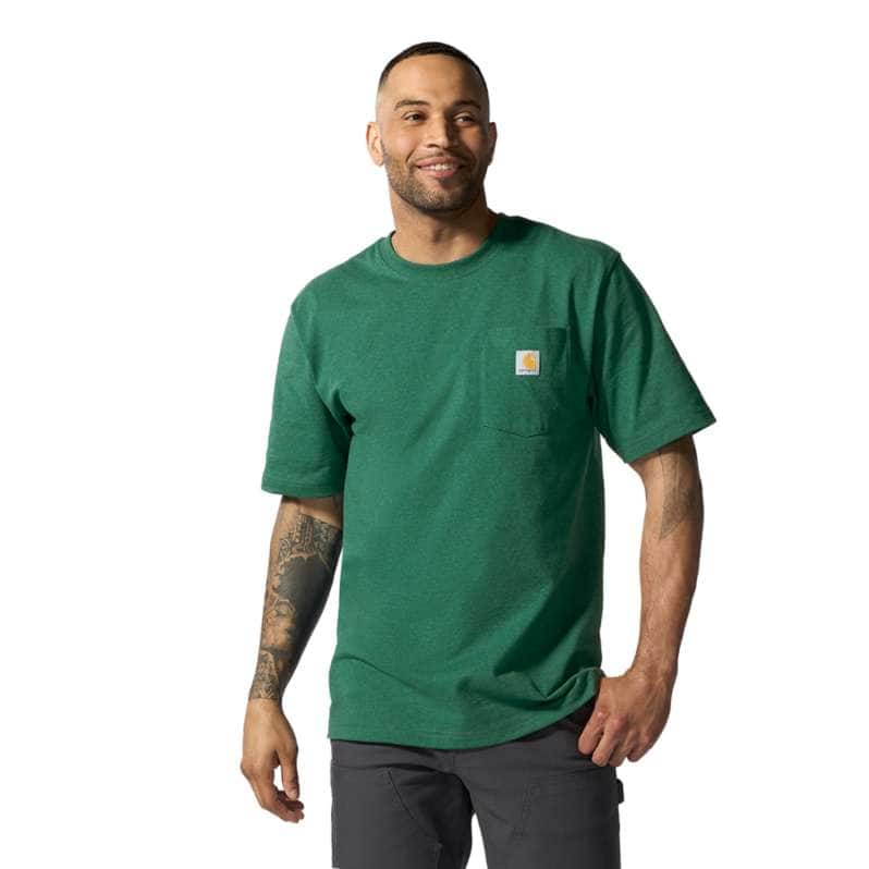 Carhartt K87 Workwear Pocket T-Shirt - North Woods Heather