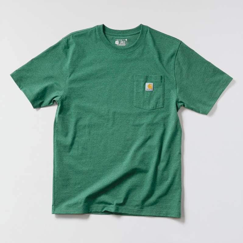 Carhartt K87 Workwear Pocket T-Shirt - North Woods Heather