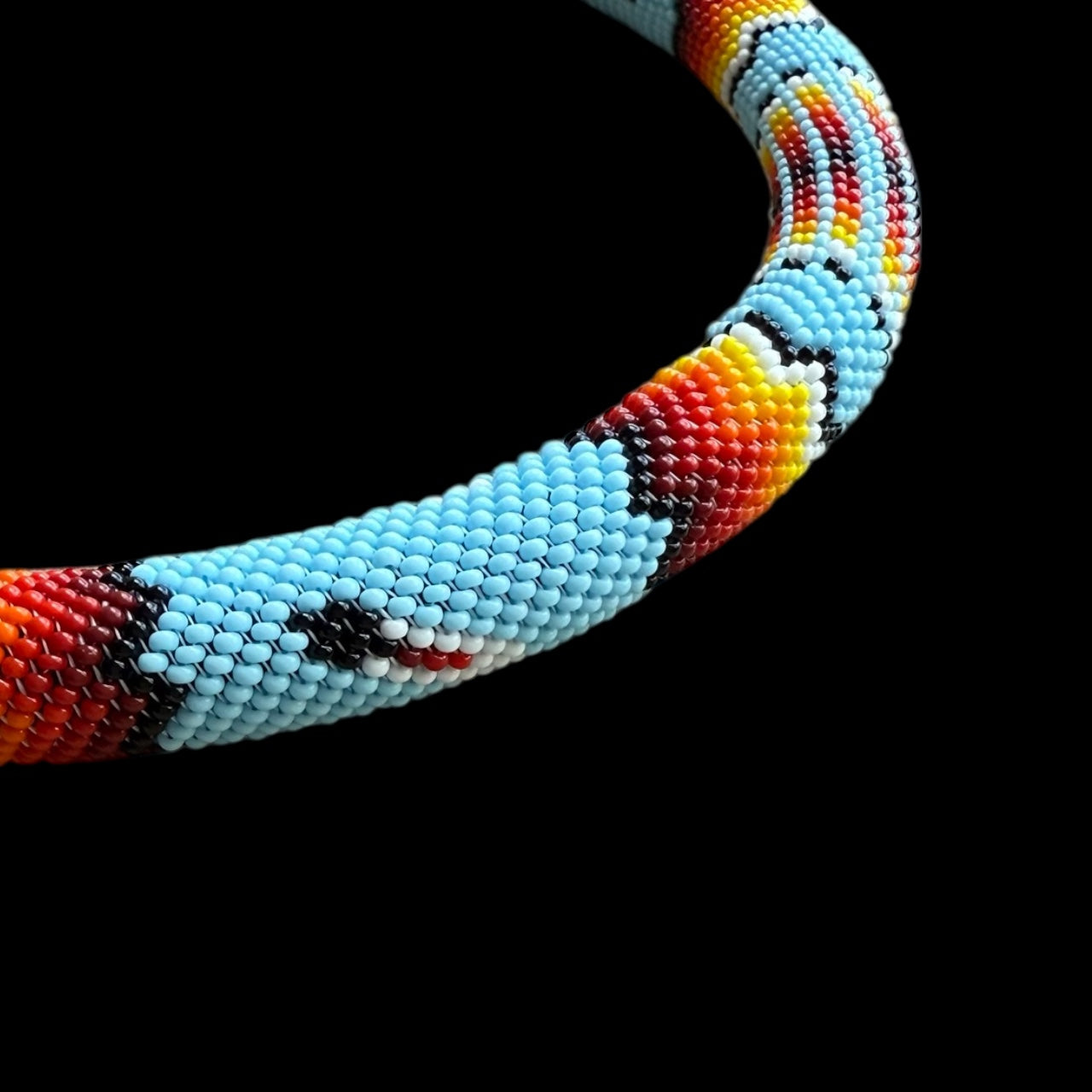 Native American Bead Stethoscope - Littmann Master Cardiology - (Light Blue)