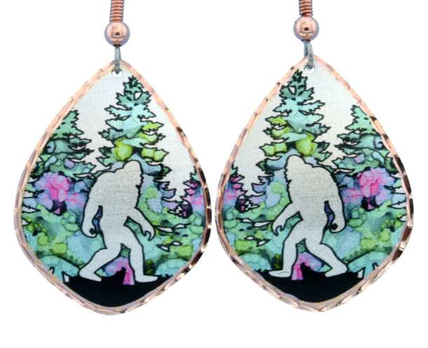 Bigfoot Sasquatch Earrings
