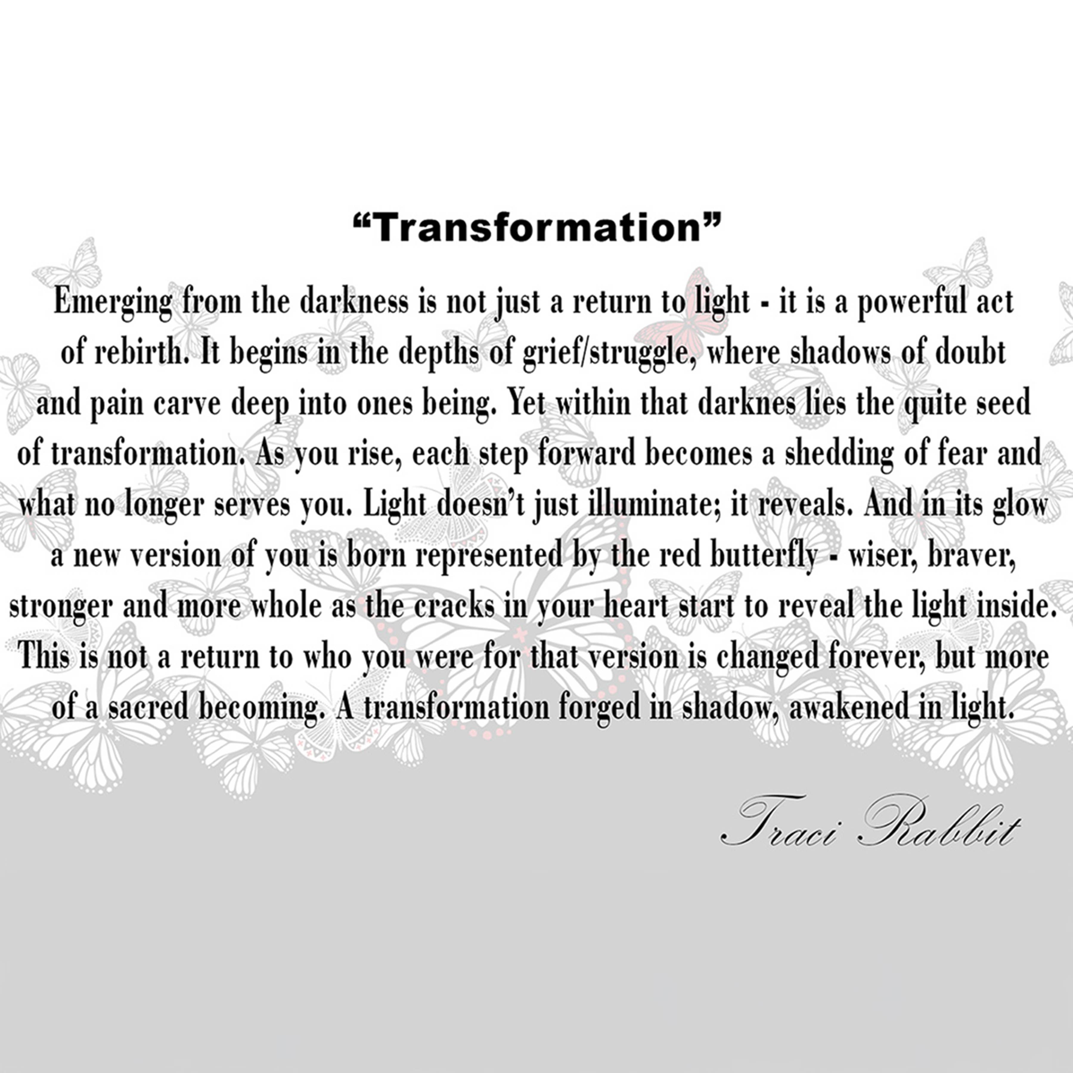Transformation Scarf by Bill & Traci Rabbit