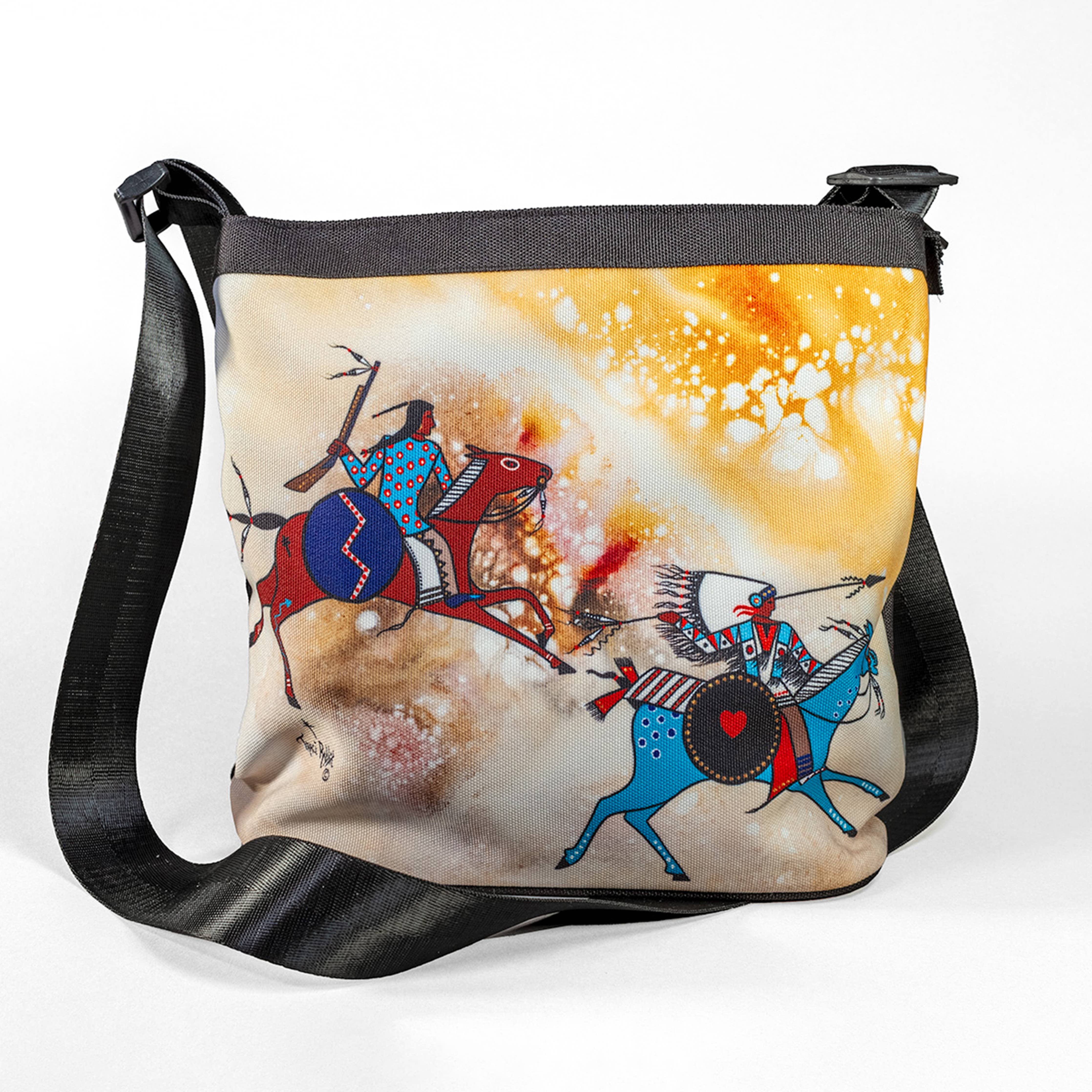 Legends We Ride Canvas Crossbody Bag