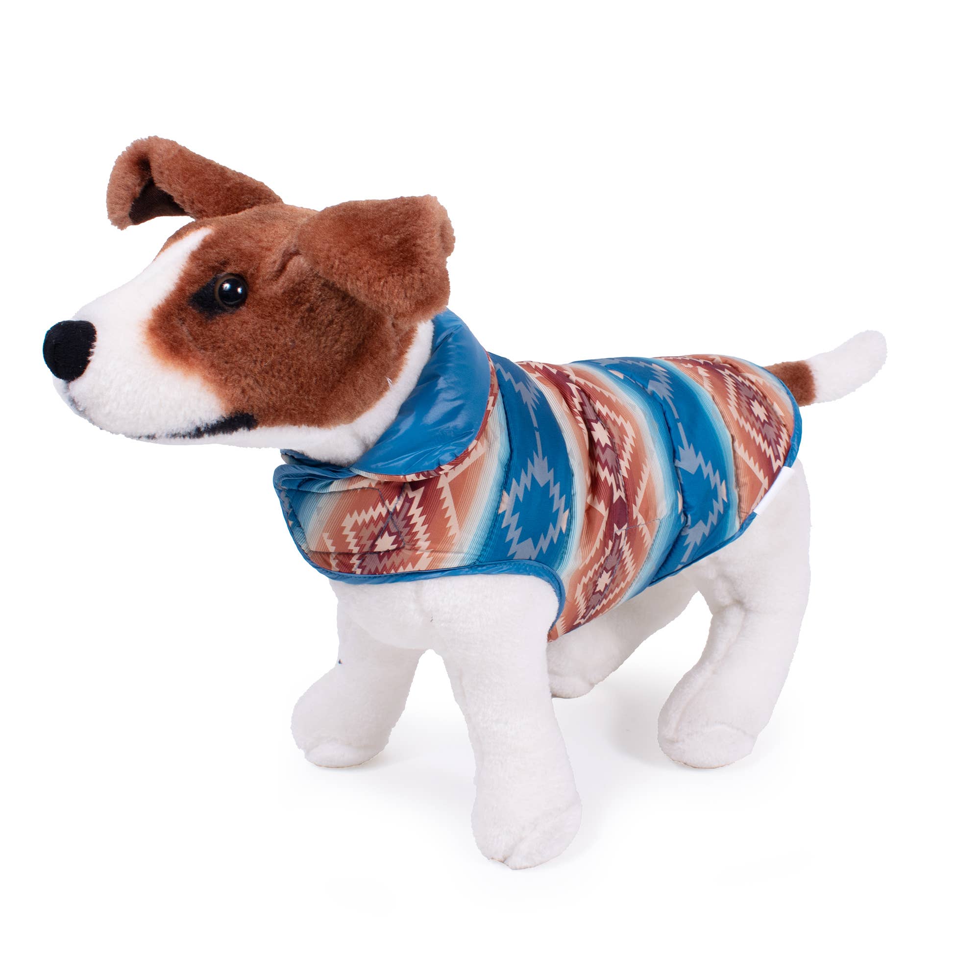Pendleton Puffer Style Adjustable Dog Coat - Pagosa Springs