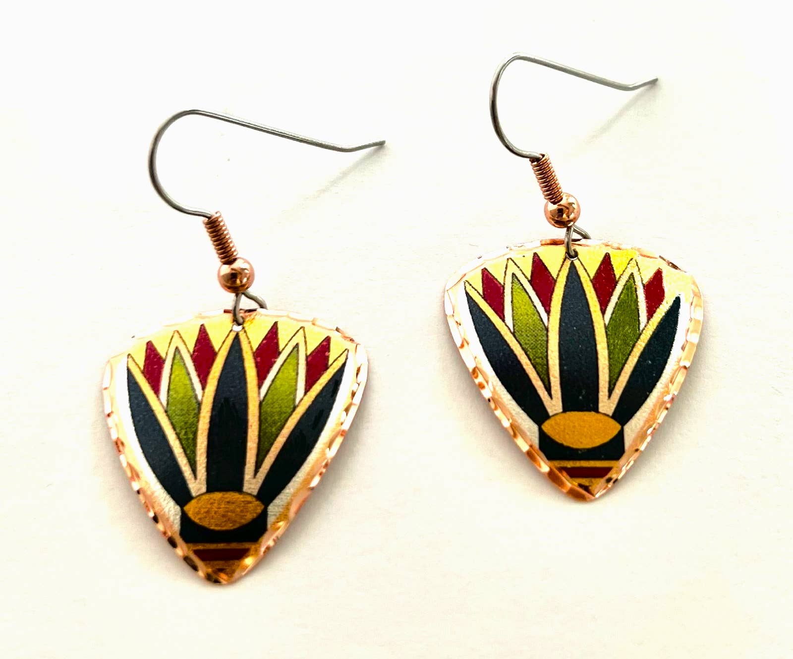 Ancient Egyptian Lotus Earrings