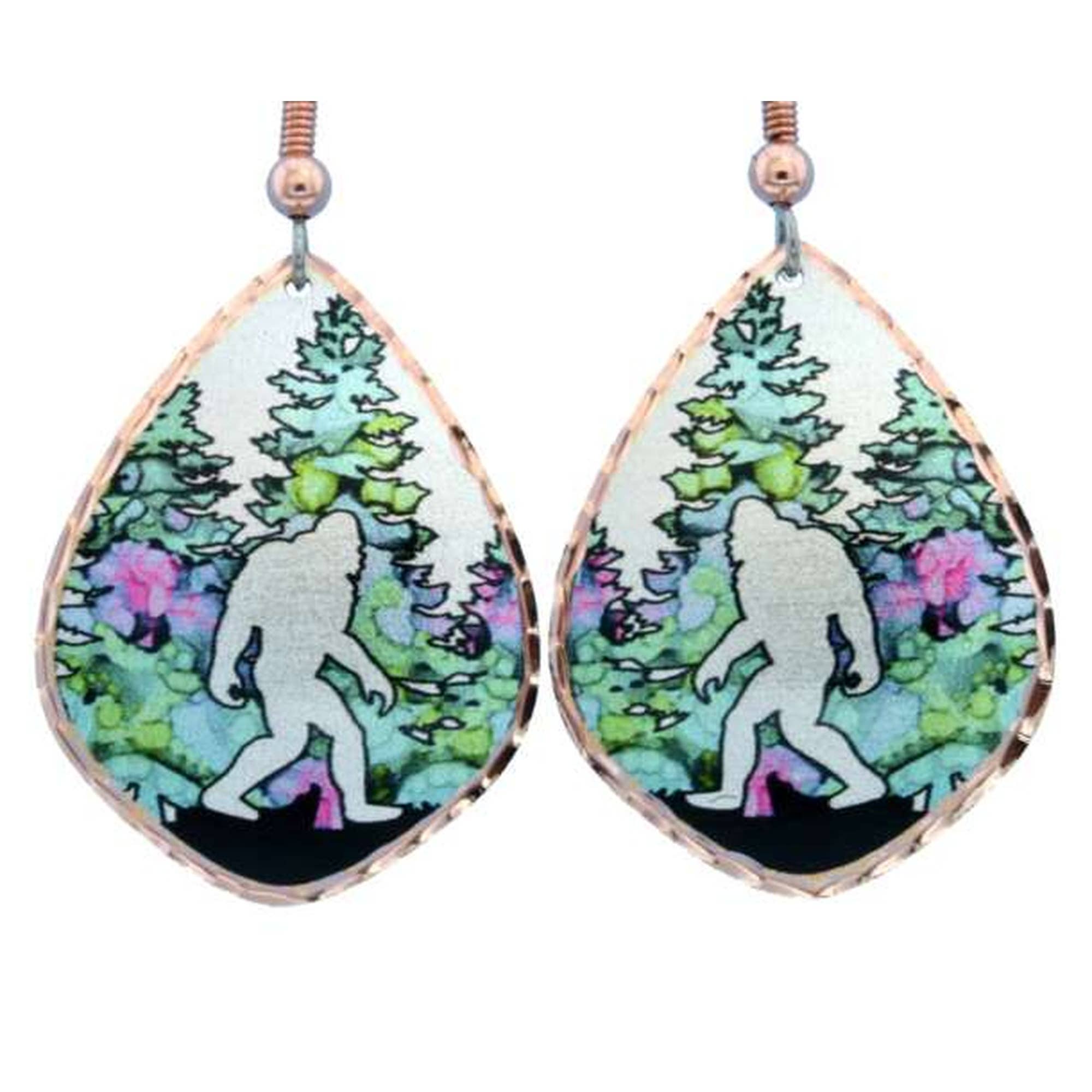 Bigfoot Sasquatch Earrings