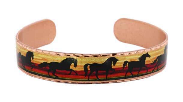 Colorful Handmade Horse Cuff Bracelets