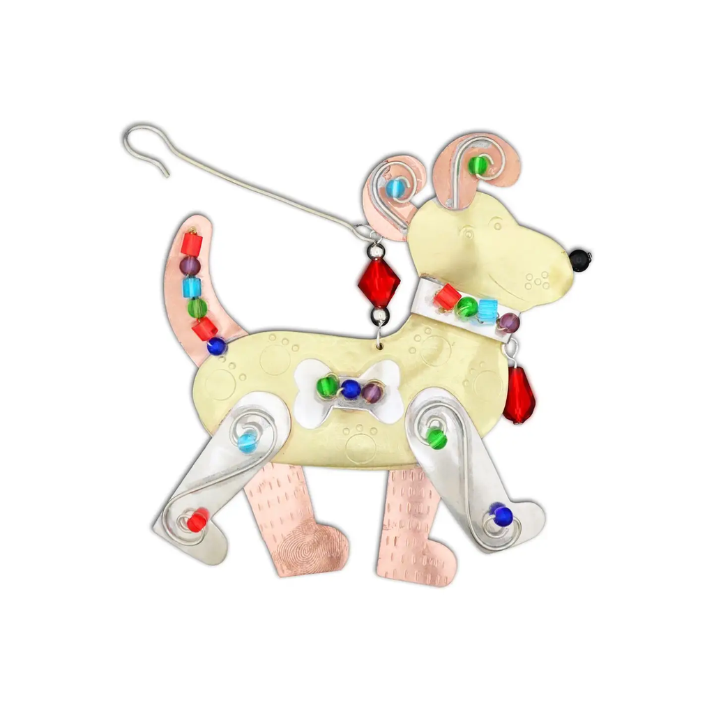 Baxter Dog Ornament - Handmade