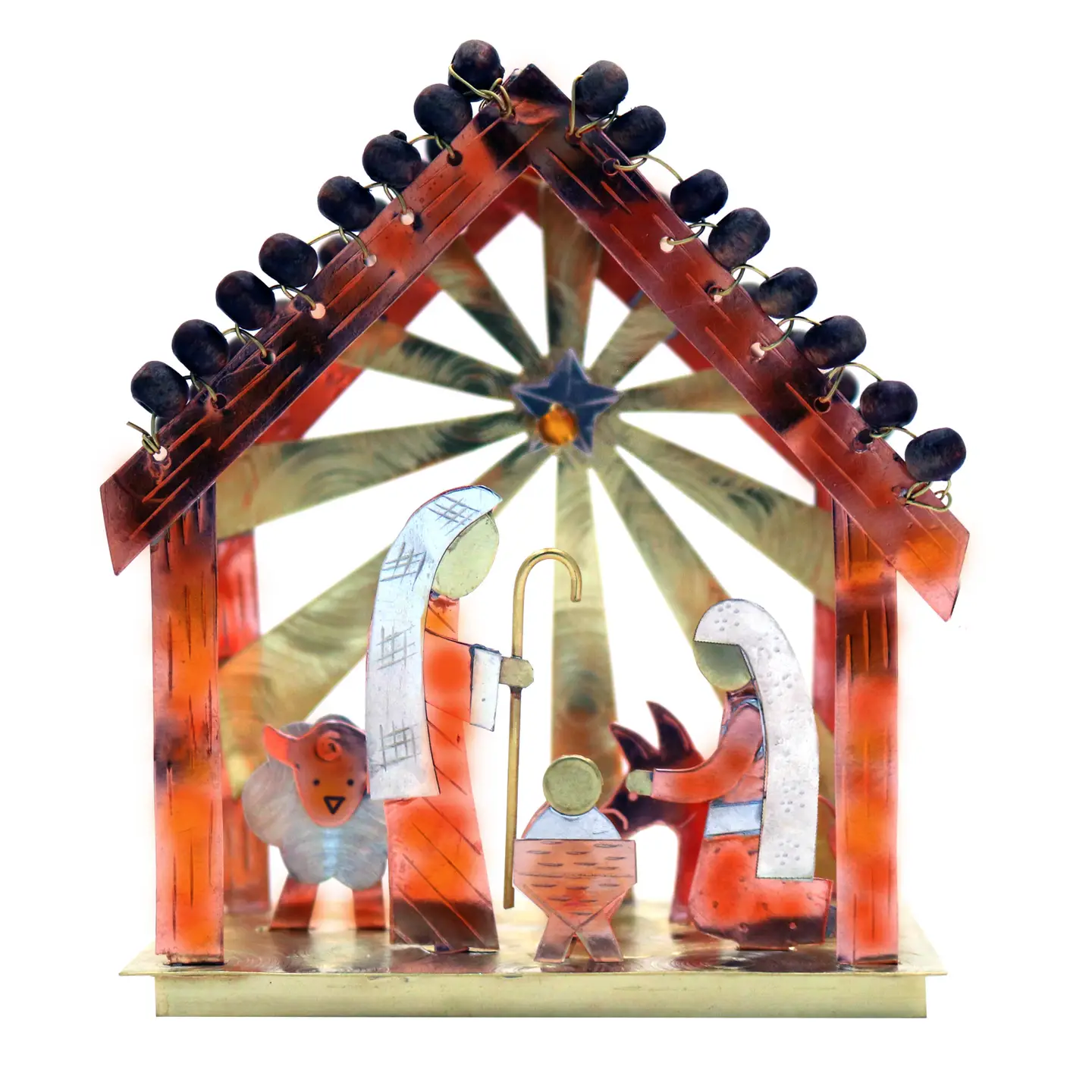 Peaceful Manger Tabletop - Handmade
