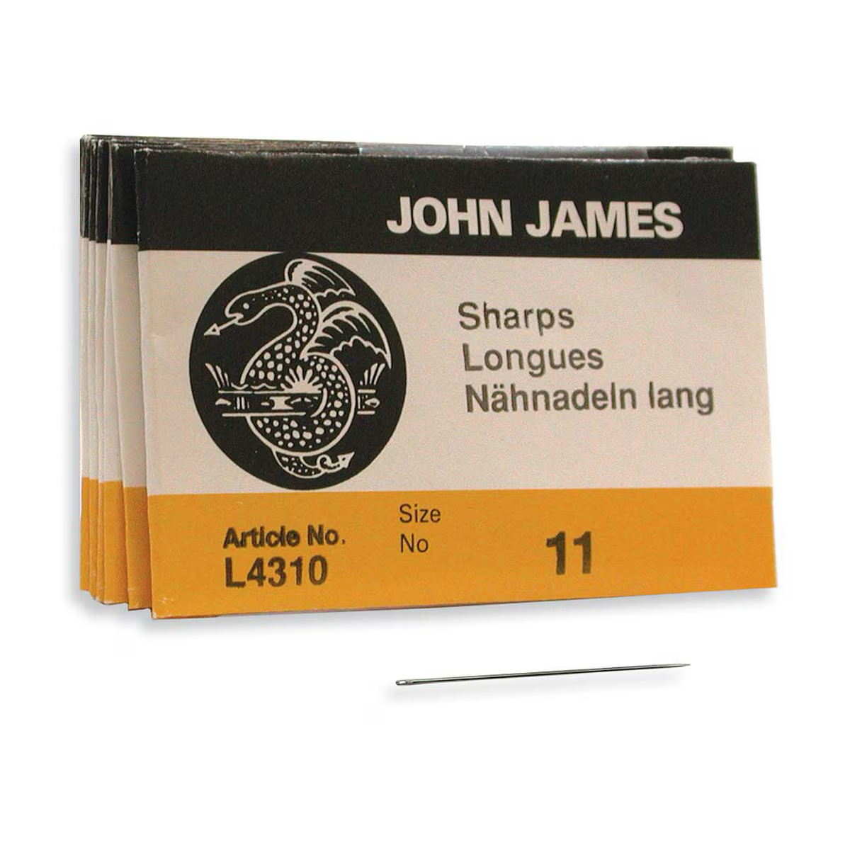John James Sharps Beading Needles – Size 11 Short (25 ct)