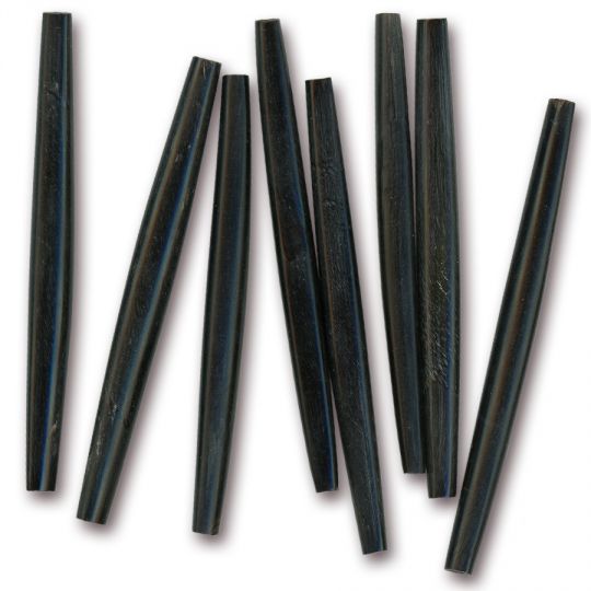 Black Buffalo Horn Hairpipe – 4” (10 ct)