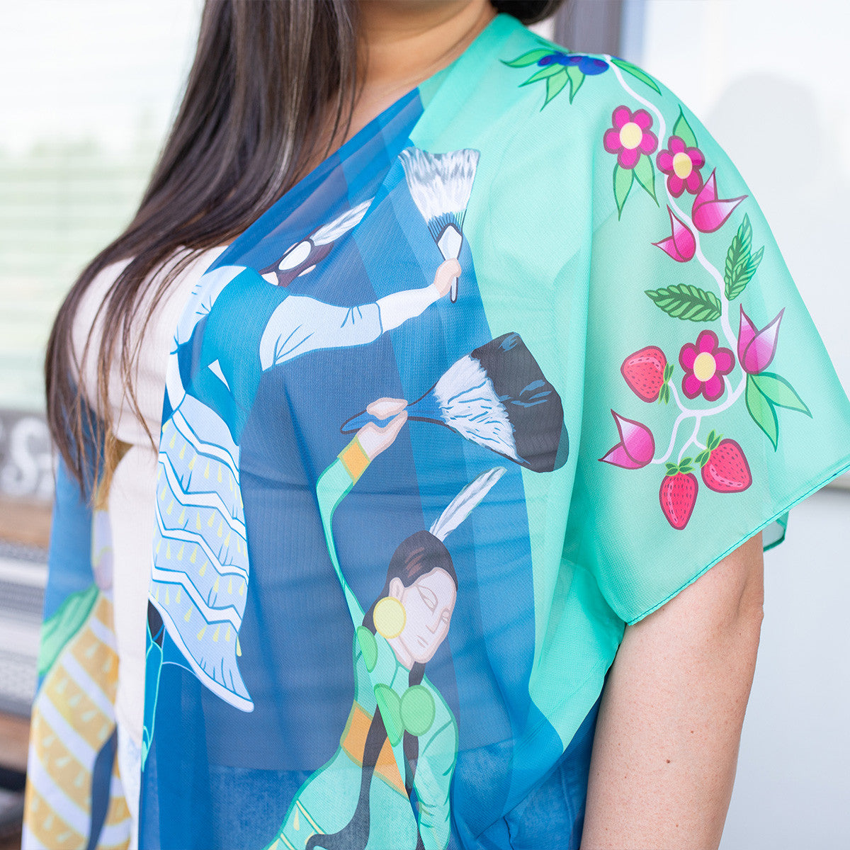 Sheer Wrap – Jingle Dress Dancers