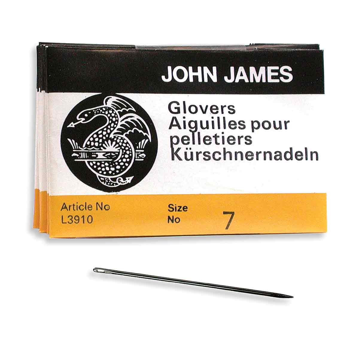 Glover's Beading Needles – Size 7 | 25 Count | John James