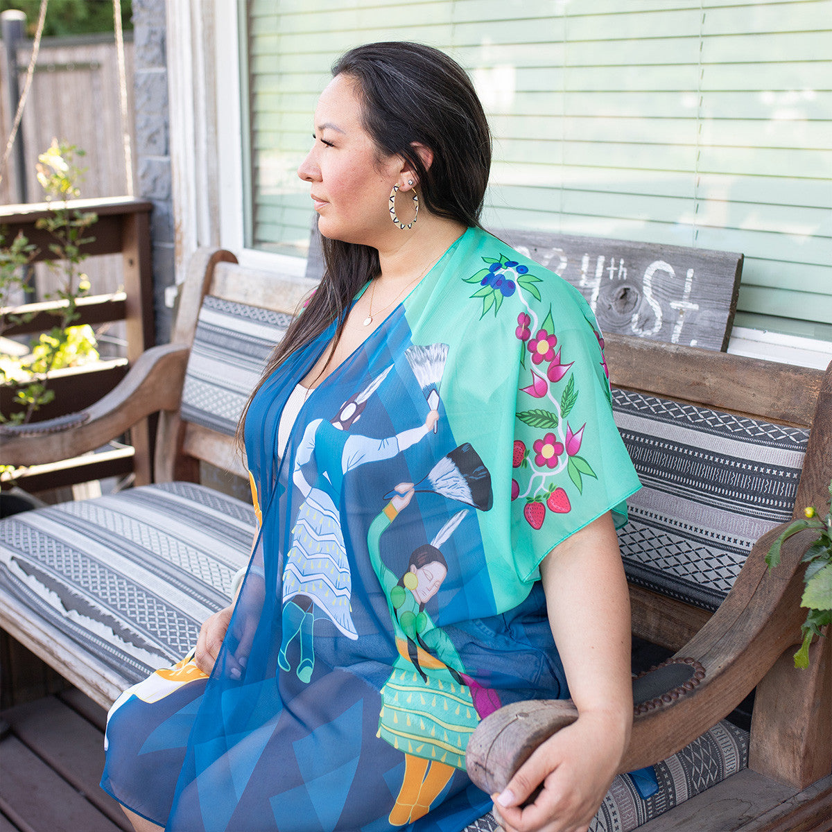 Sheer Wrap – Jingle Dress Dancers