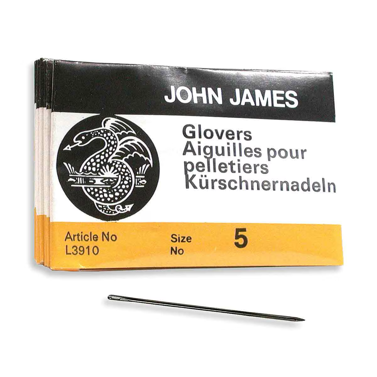 Glover's Beading Needles – Size 5 | 25 Count | John James