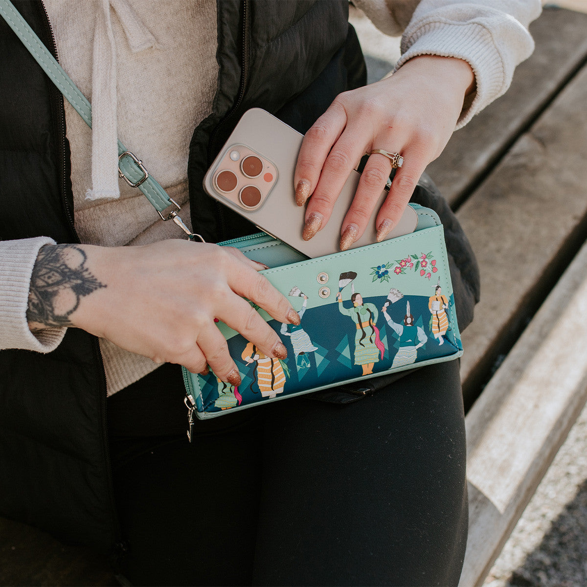 Smartphone Crossbody Bag – Jingle Dress Dancers