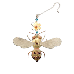 Honey Bee Ornament - Handmade