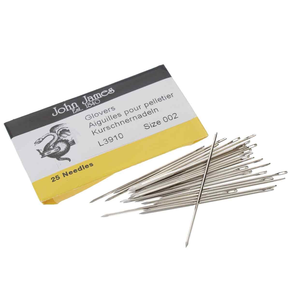 Glover's Beading Needles – Size 2 | 25 Count | John James