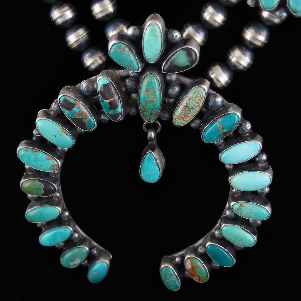 Squash Blossom Necklace Earring Set