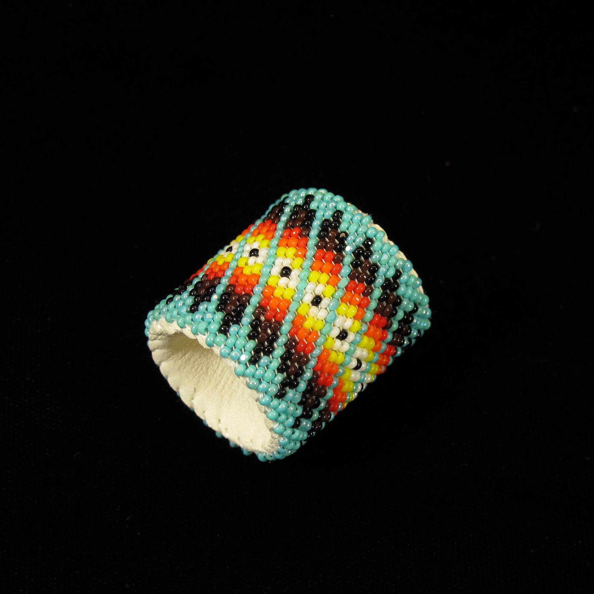 Turquoise Beaded Scarf Slide/Holder
