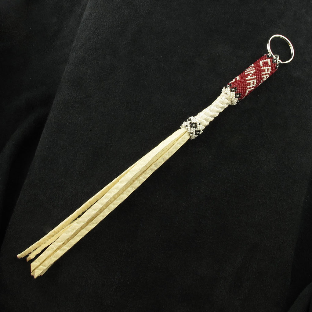 Cardinals Beaded Keychain