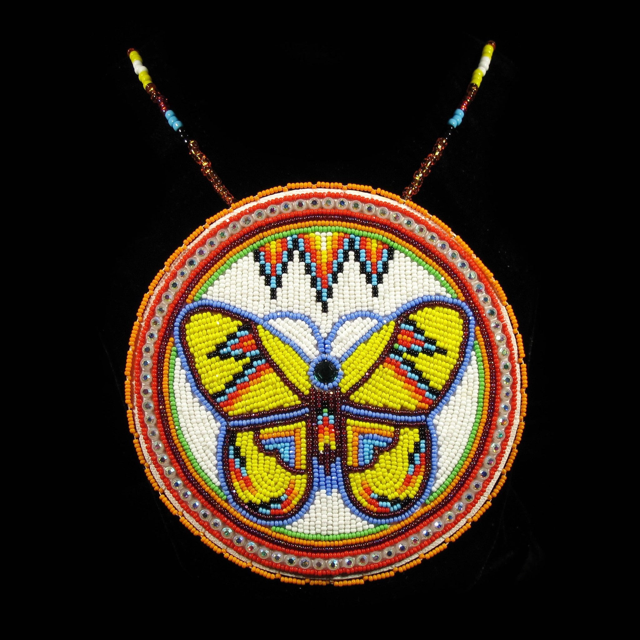 Beaded Butterfly Necklace