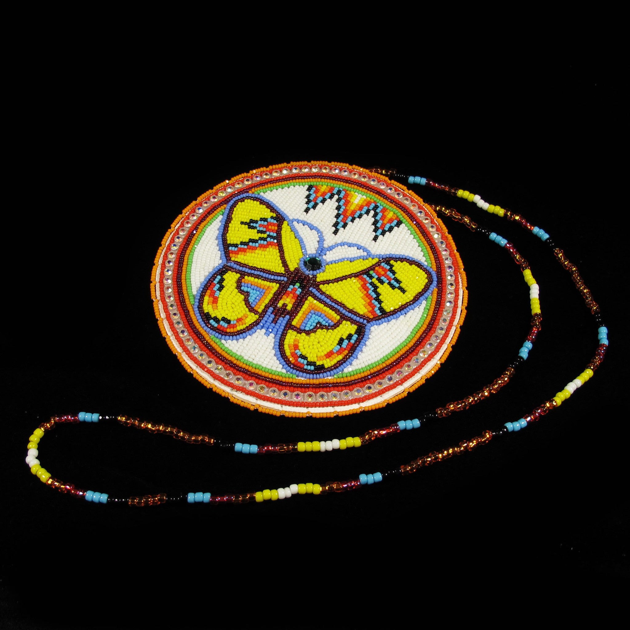 Beaded Butterfly Necklace