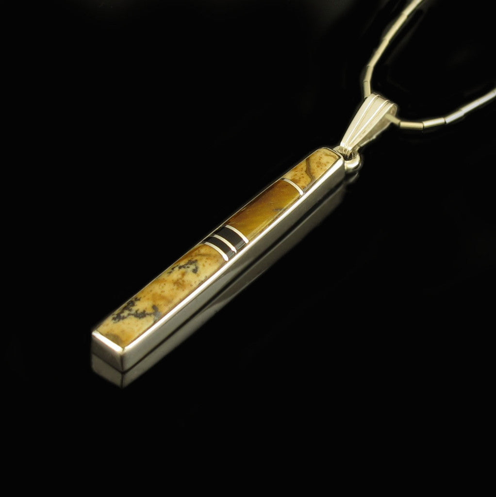 Traditional Picture Jasper Pendant