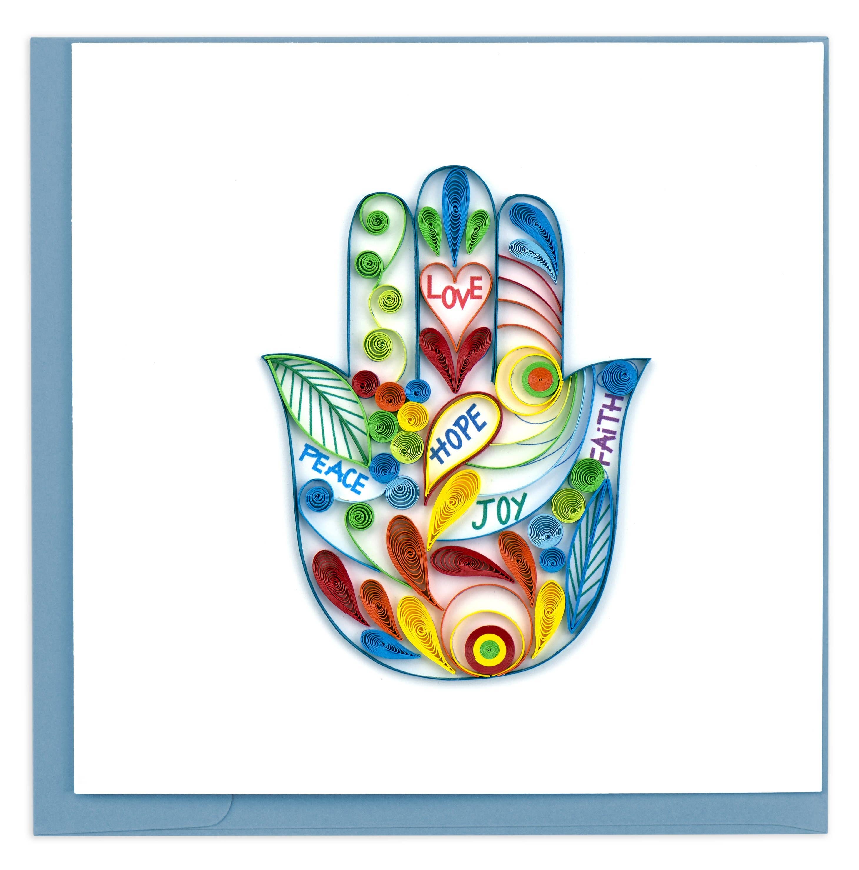 Quilling Card Hamsa Hand