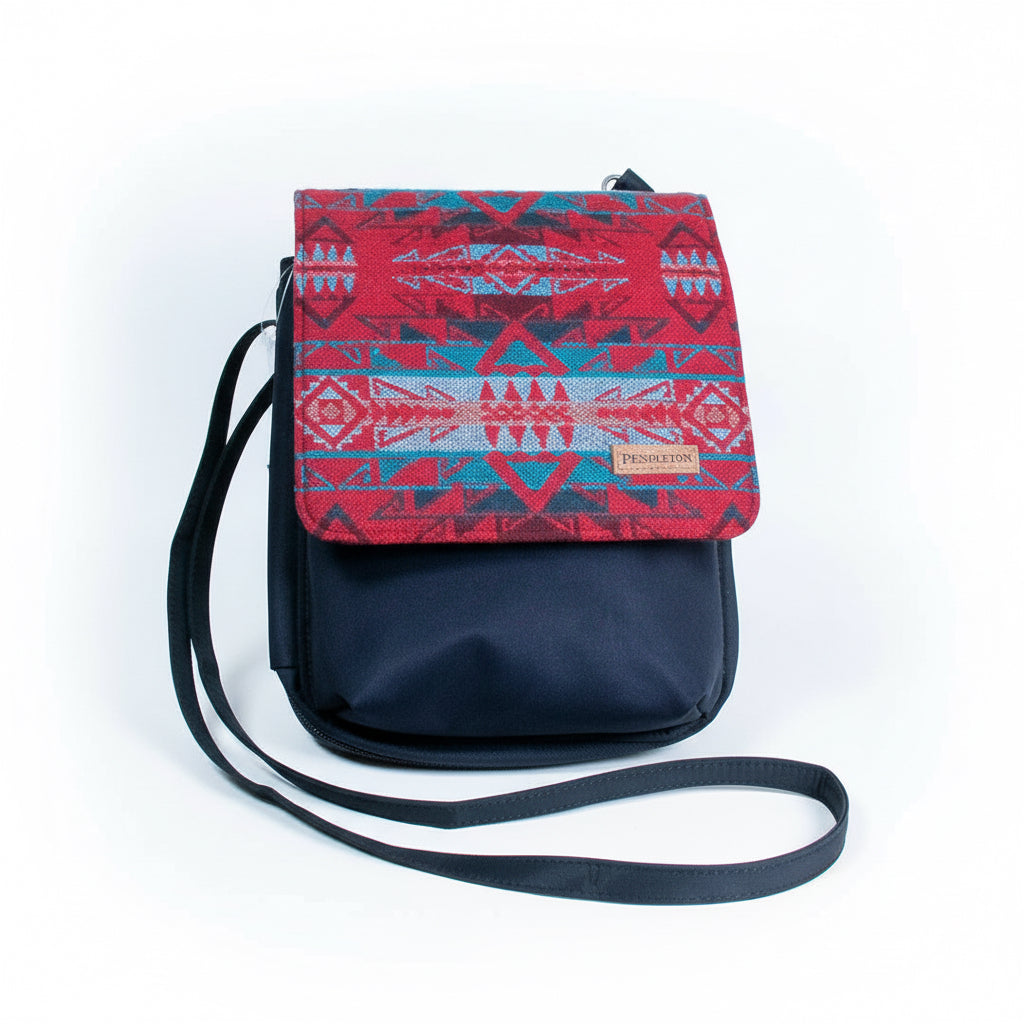Pendleton Red Native Design Crossbody Purse