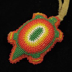 Orange Beaded Turtle