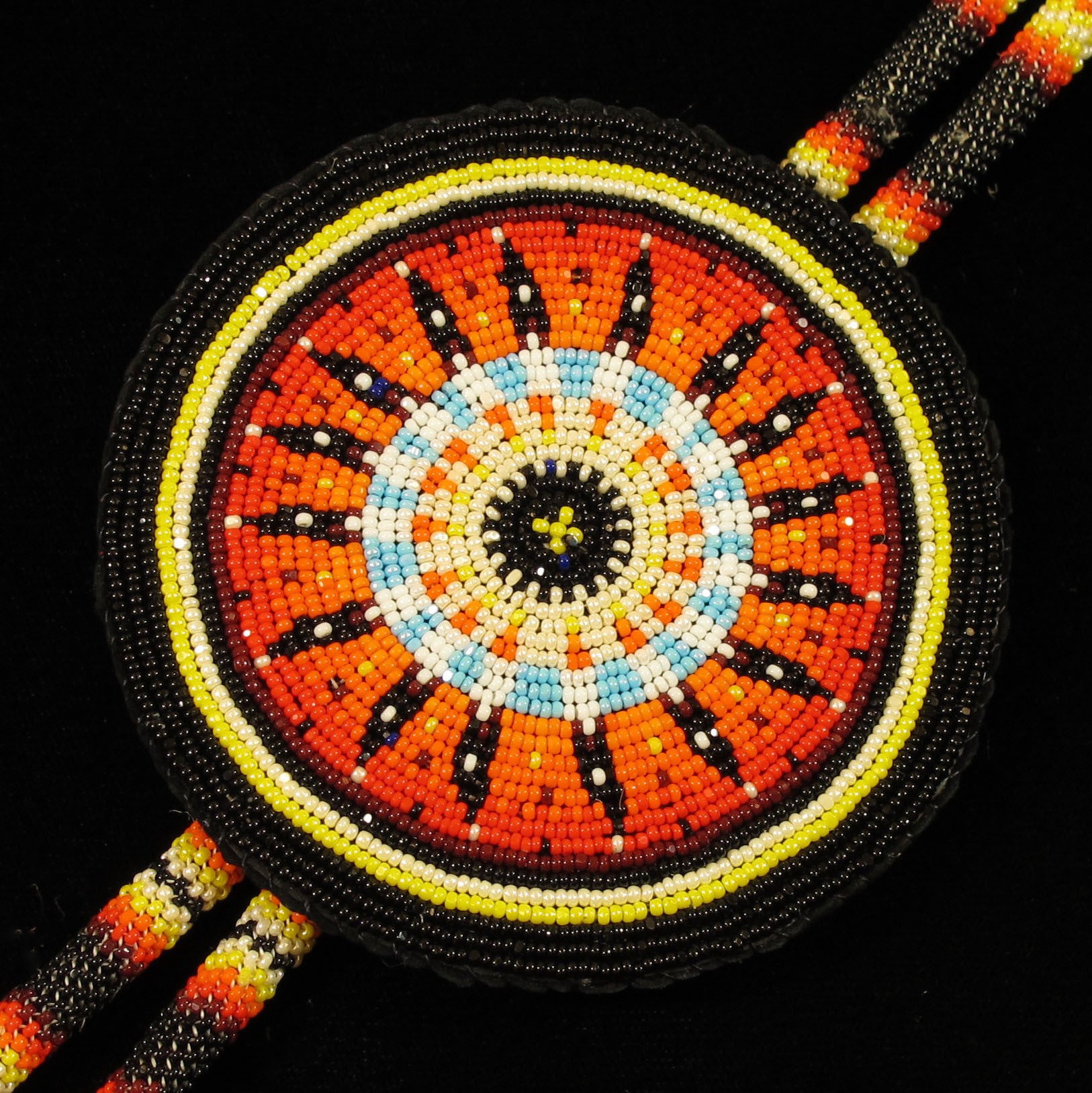 Black & Yellow Bolo Tie