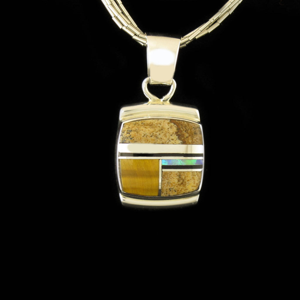 Native Made Picture Jasper Pendant