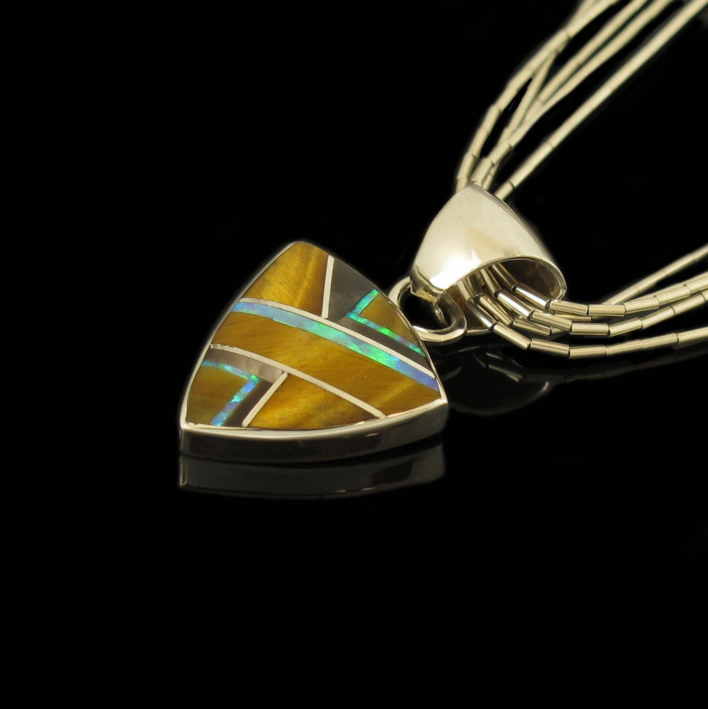 Native Made Tigers Eye Pendant