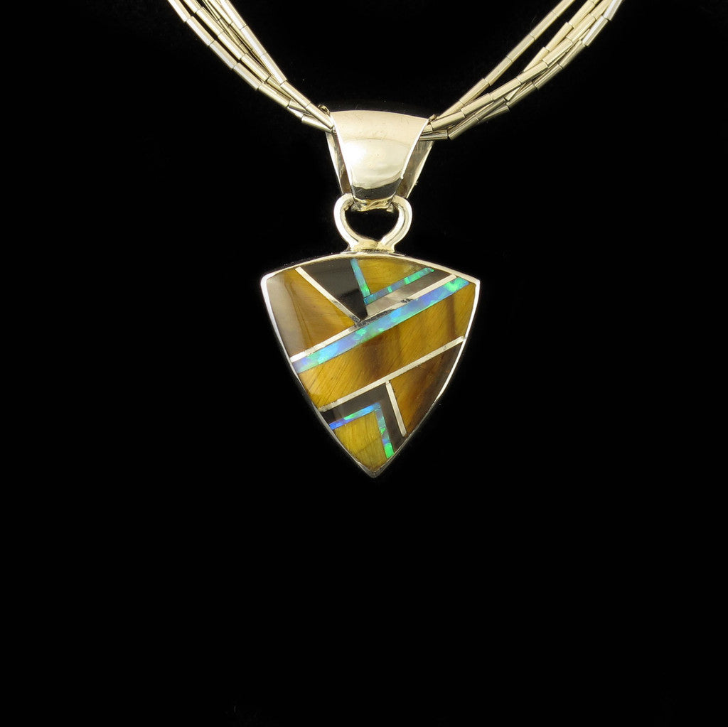 Native Made Tigers Eye Pendant