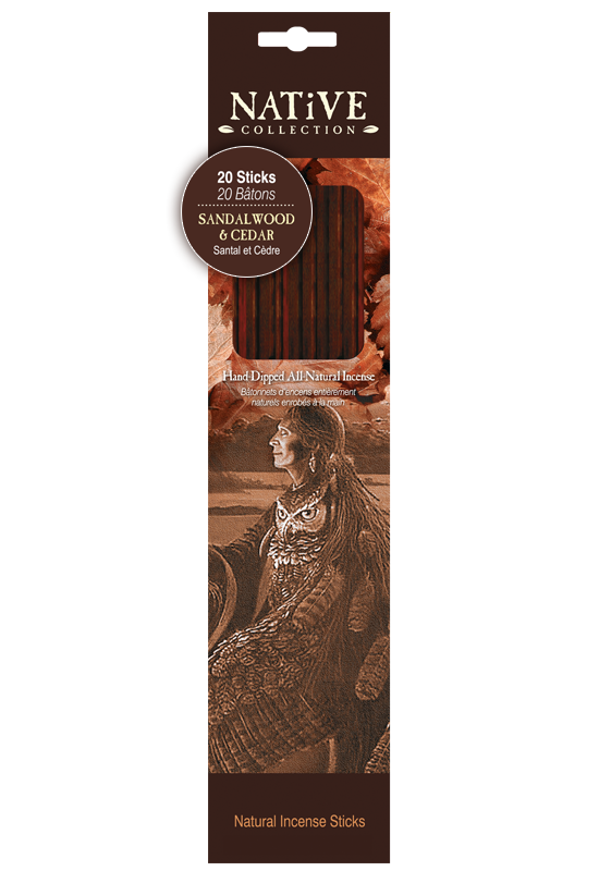 Sandalwood & Cedar Incense - Native Collection
