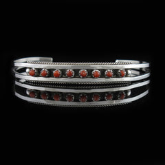 Coral Petit Point Bracelet