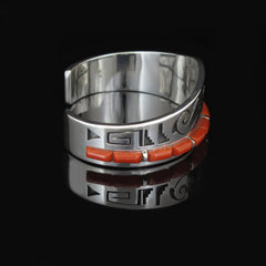Geometric Coral Bracelet