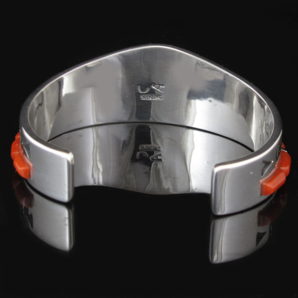 Geometric Coral Bracelet