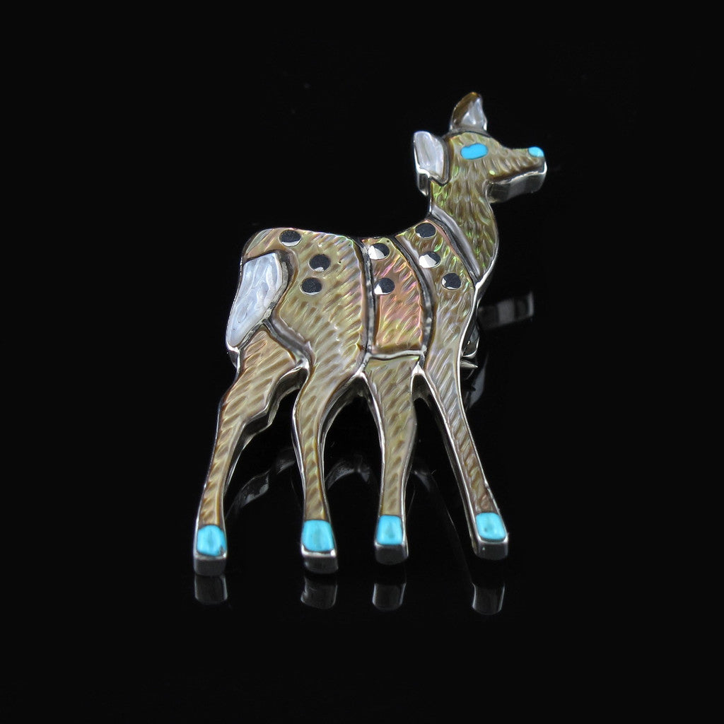 Zuni Deer Pin Pendant