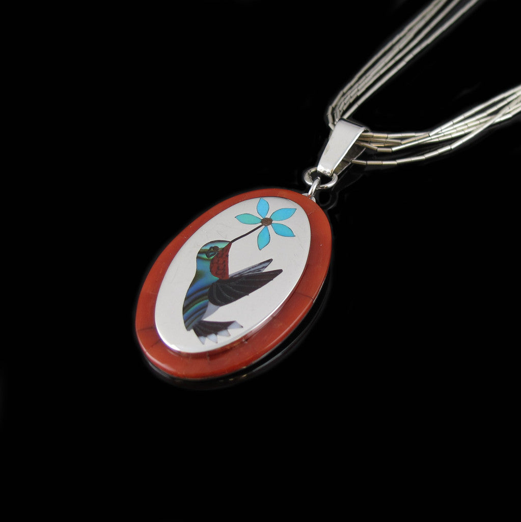 Zuni Hummingbird Pendant