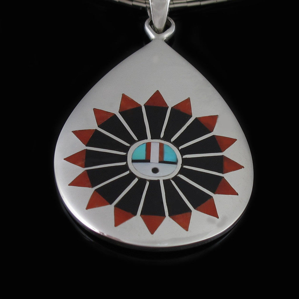 Zuni Sun Face Pendant