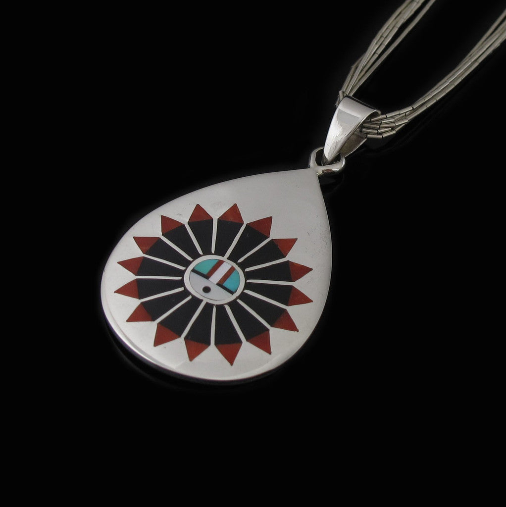 Zuni Sun Face Pendant